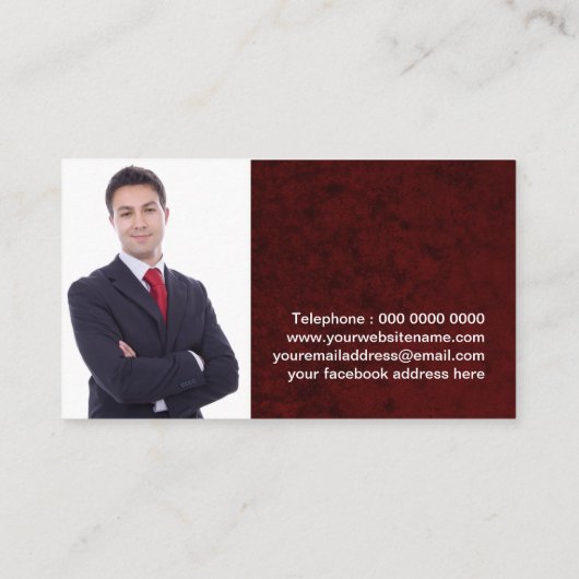 弁護士の名刺のテンプレート 名刺 (裏面)