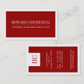 弁護士の名刺 名刺 (正面/裏面)