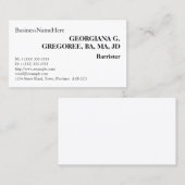 弁護士の名刺 名刺 (正面/裏面)