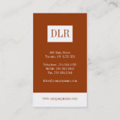 弁護士の名刺 名刺 (裏面)