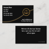 弁護士の名刺 名刺 (正面/裏面)