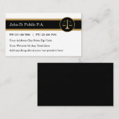 弁護士の名刺 名刺 (正面/裏面)