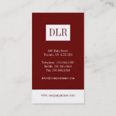 弁護士の名刺 名刺 (裏面)