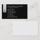 弁護士の名刺 名刺 (正面/裏面)