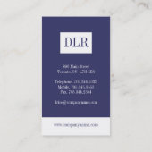 弁護士の名刺 名刺 (裏面)