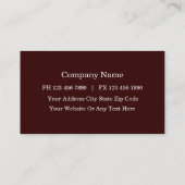 弁護士の名刺 名刺 (裏面)