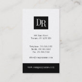 弁護士の名刺 名刺 (裏面)