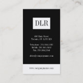 弁護士の名刺 名刺 (裏面)