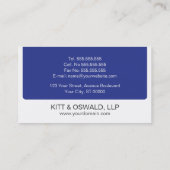 弁護士の名刺 名刺 (裏面)