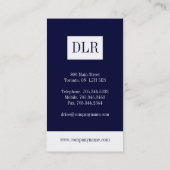 弁護士の名刺 名刺 (裏面)