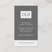 弁護士の名刺 名刺 (裏面)