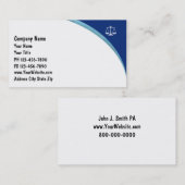 弁護士の名刺 名刺 (正面/裏面)