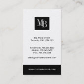 弁護士の名刺 名刺 (裏面)