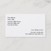 弁護士の名刺 名刺 (裏面)