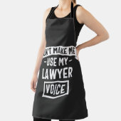 弁護士の声を使わせるな エプロン (インサイチュ)