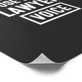 弁護士の声を使わせるな ポスター (角)