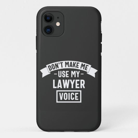 弁護士の声を使わせるな Case-Mate iPhoneケース (裏面)
