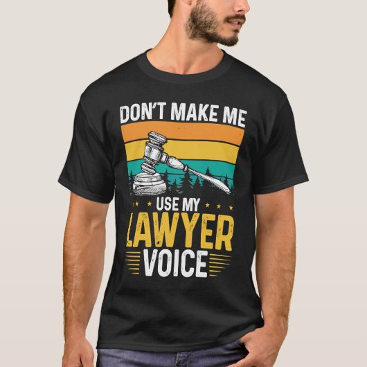弁護士の声優を使わせてもらうな Tシャツ (正面)