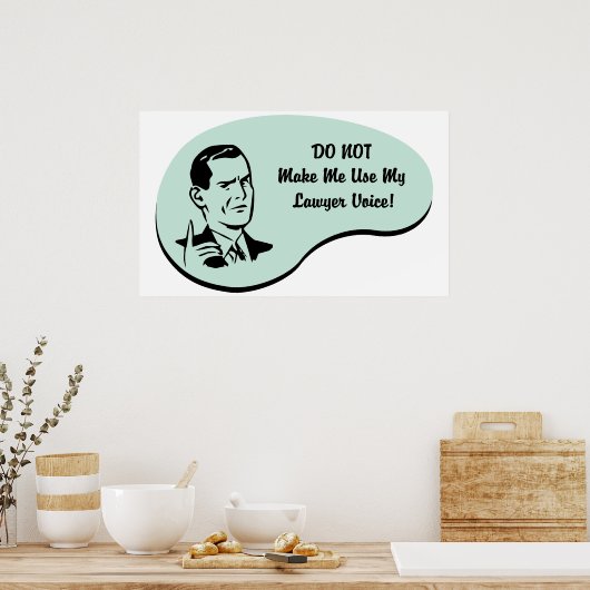 弁護士の声 ポスター (キッチン)