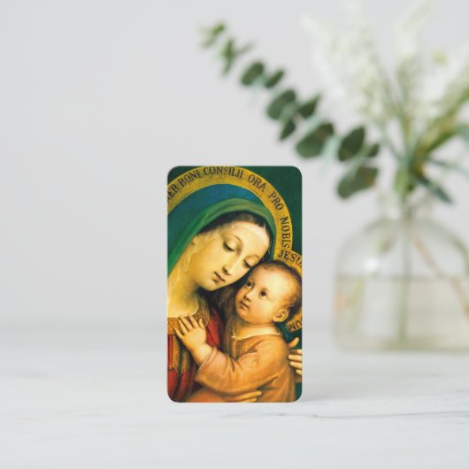 弁護士の女性と祈りの言葉 エンクロージャーカード (スタンド正面)