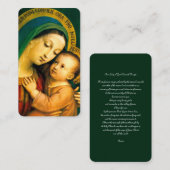 弁護士の女性と祈りの言葉 エンクロージャーカード (正面/裏面)