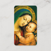 弁護士の女性と祈りの言葉 エンクロージャーカード (正面)