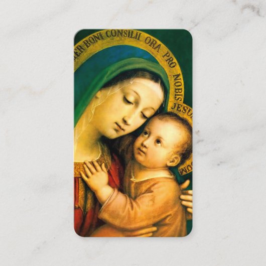 弁護士の女性と祈りの言葉 エンクロージャーカード (正面)