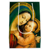 弁護士の女性 ミディアムペーパーバッグ (裏面)