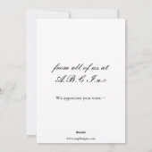 弁護士の専門ホリデーカード シーズンカード (裏面)