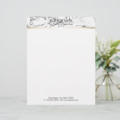 弁護士の弁護士のモダンな大理石の石造りの質 レターヘッド (スタンド正面)