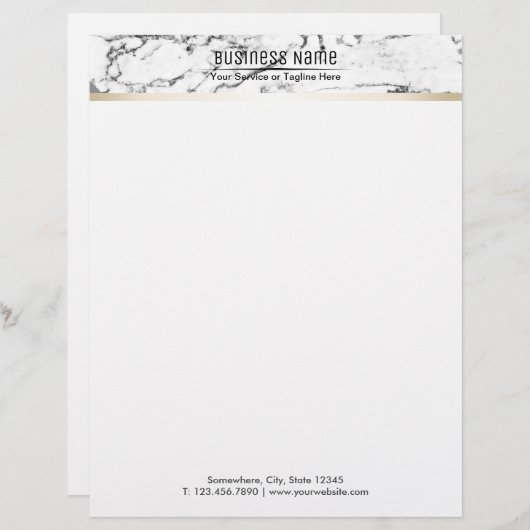 弁護士の弁護士のモダンな大理石の石造りの質 レターヘッド (正面/裏面)