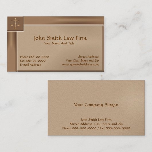 弁護士の弁護士の名刺 名刺 (正面/裏面)