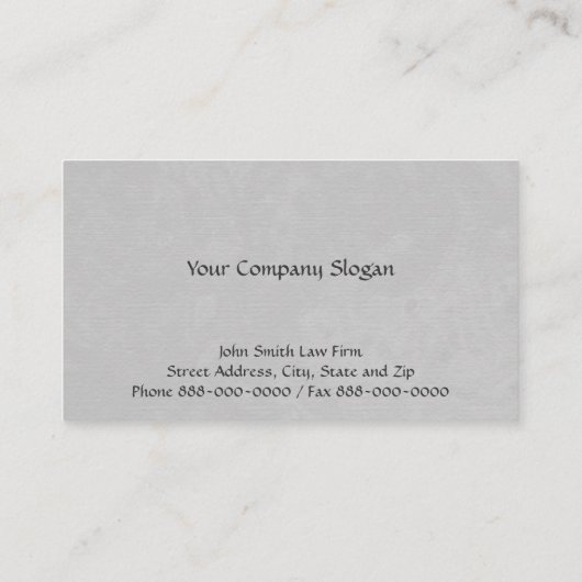 弁護士の弁護士の名刺 名刺 (裏面)