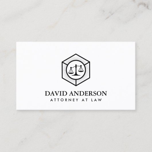 弁護士の弁護士の平野のミニマリスト 名刺 (正面)