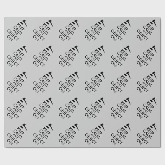 弁護士の弁護士の裁判官の法科の学生または教授のためのギフト ラッピングペーパー (フラット)