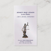 弁護士の弁護士の記号の法的名刺 名刺 (正面)