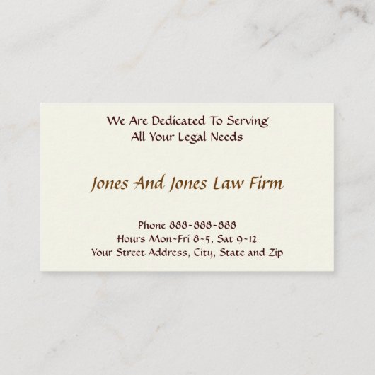 弁護士の弁護士の記号の法的名刺 名刺 (裏面)