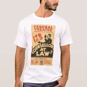 弁護士の戯曲1938 WPA Tシャツ
