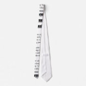 弁護士の文字のタイ ネクタイ (裏面)