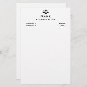 弁護士の文房具2 便箋 (正面/裏面)