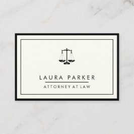 弁護士の明白でシンプルな専門のエレガント 名刺
