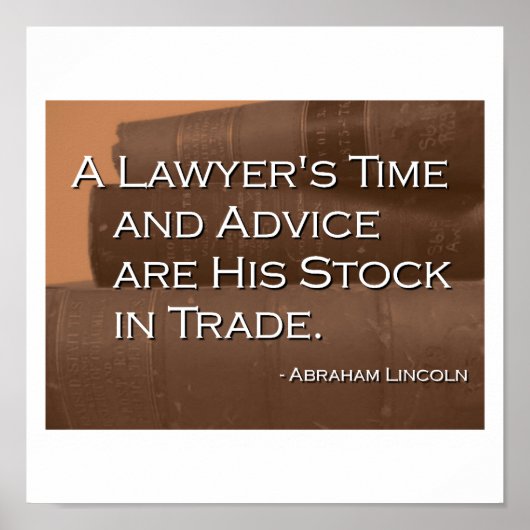 弁護士の時間とアドバイス ポスター (正面)