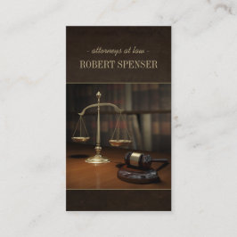 弁護士の正義のスケールの公証人カード 名刺