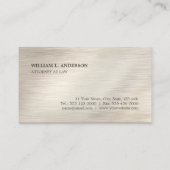 弁護士の法律事務所弁護士のプロフェッショナル 名刺 (裏面)