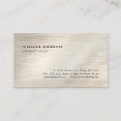 弁護士の法律事務所弁護士のプロフェッショナル 名刺 (裏面)