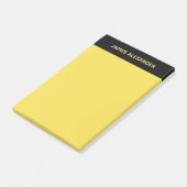 弁護士の法的黄色の紙 ポストイット (アングル)