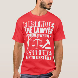 弁護士の第一規則弁護士は決して悪くない第二 Tシャツ