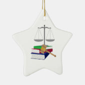 弁護士の記号 セラミックオーナメント (右)