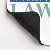 弁護士の誇り高いパパ マウスパッド (コーナー)