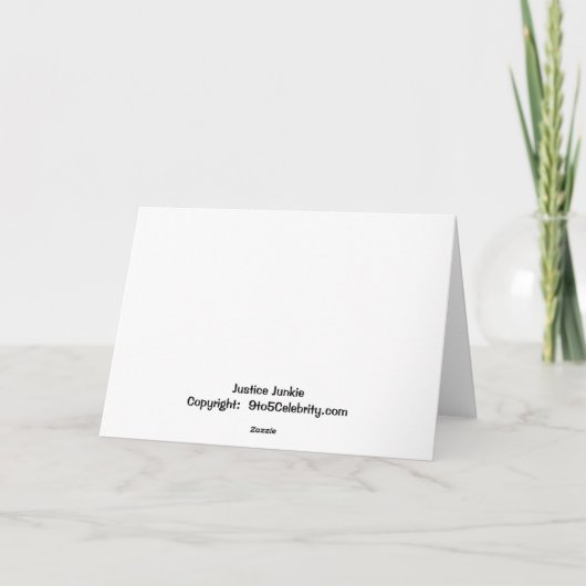 弁護士の誕生日|の正義の麻薬常習者のニックネームの冗談 カード (裏面)